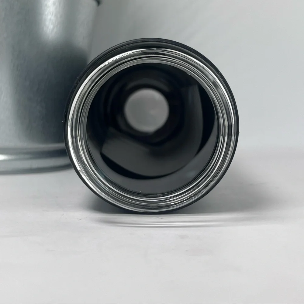 Peloton Glass Water Bottle‎ Black with White Logo 16oz